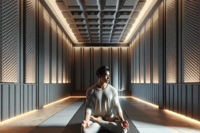 Home Office Soundproofing: Acoustic Yoga Practice Tiles – Premium Soundproofing Design for Studios & Home